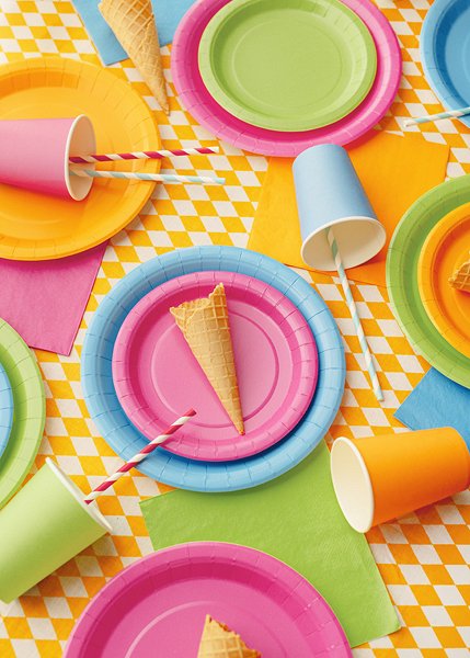 Servetter - M�rkrosa