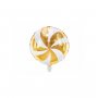 Folieballong Karamell Guld