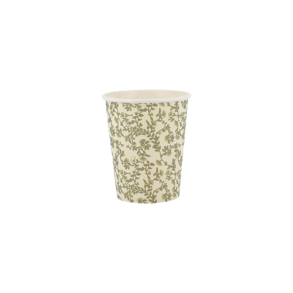 Pappmuggar - Blommor - 8-pack
