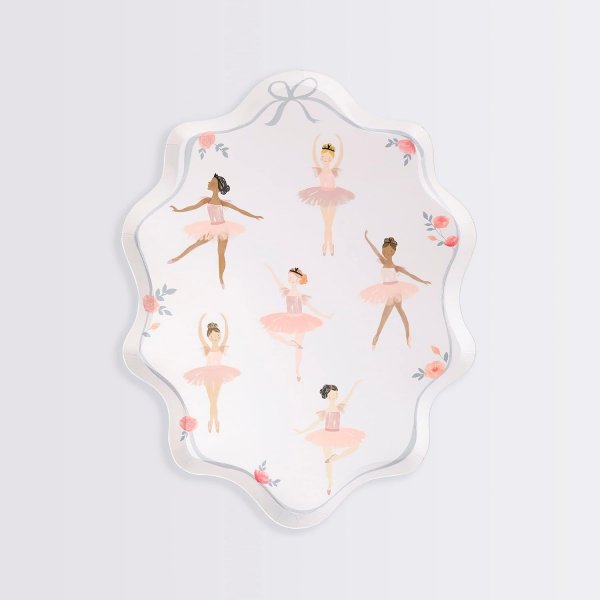 Papptallrikar - Ballerina