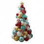 Ballongdekoration - Julgran - Rd/Grn/Guld