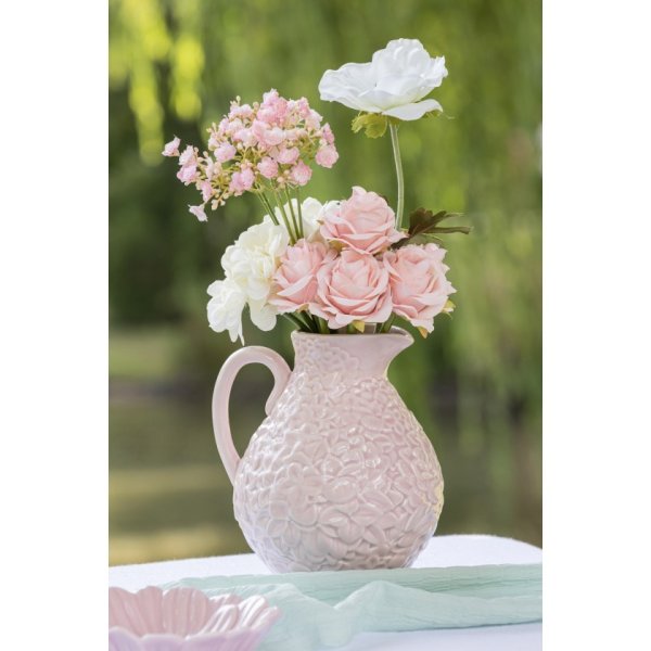 Blombukett - 26 cm - 6 rosa rosor Blombukett - 26 cm - 6 rosa rosor
