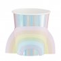 Pappmuggar - Rainbow - Pastel Party - 8-pack