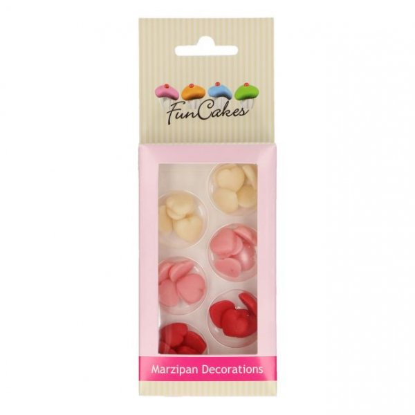 Marsipanhjärtan - Röd/Rosa/Vit - 30-pack Marsipanhjärtan - Röd/Rosa/Vit - 30-pack