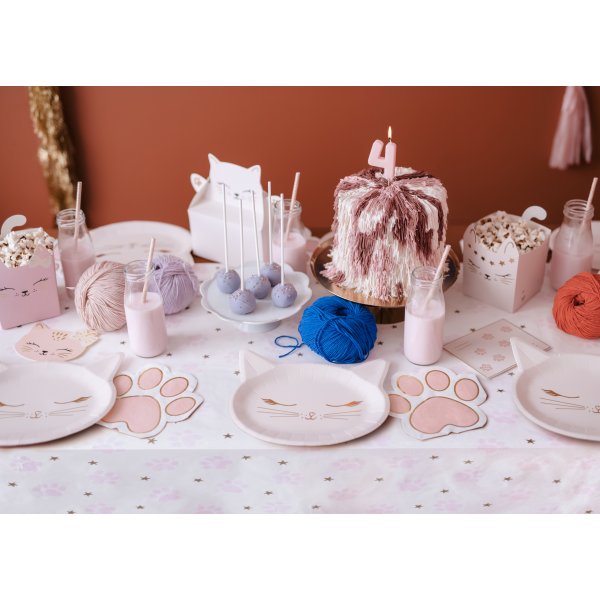 Servetter - Tassavtryck från katt - 12 st Servetter - Tassavtryck från katt - 12 st