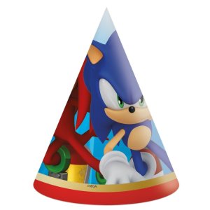 Partyhattar - Sonic - 6-pack Partyhattar - Sonic - 6-pack