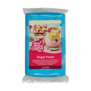 Sugarpaste/Sockerpasta - Sea Blue - Funcakes - 250 g