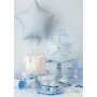 Folieballong - Stj�rna - Misty blue - 48 cm