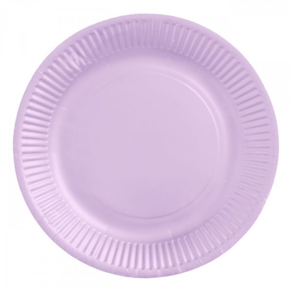 Papptallrikar - Lavendel 23 cm - 8-pack