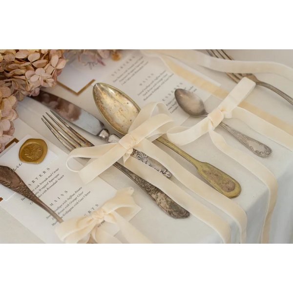 Velourband - 10 m - Beige - 15 mm