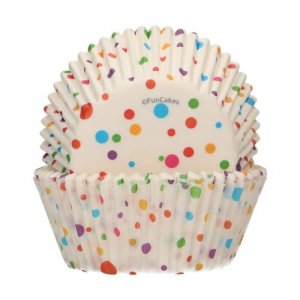 Muffinsformar - Confetti - Funcakes - 48-pack