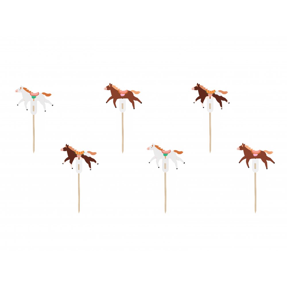 Cake toppers – Häst – 6 st