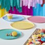 Papptallrikar - Mix it Up - Rainbow - 8-pack