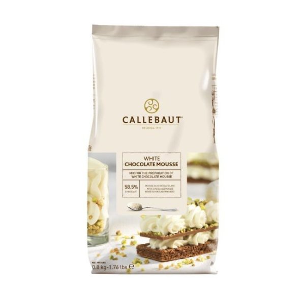 Vit Choklad Mousse - Mix - Callebaut - 800 g Vit Choklad Mousse - Mix - Callebaut - 800 g