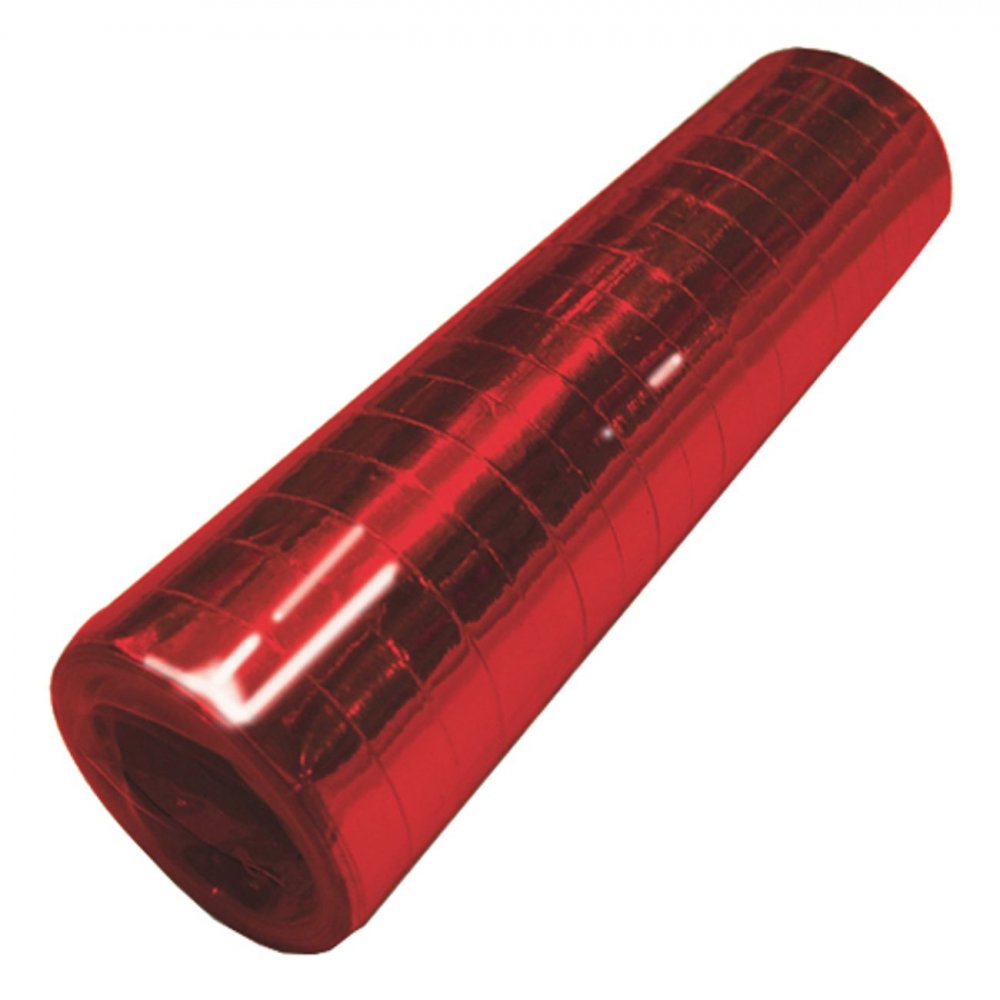 Serpentiner Metallic Röd 4 m – Serpentiner, Smådekorationer