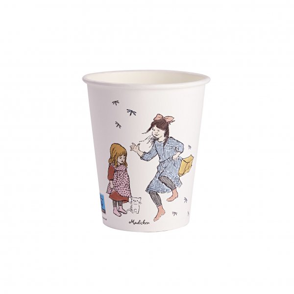 Pappersmugg - Madicken 8-pack 250ml Pappersmugg - Madicken 8-pack 250ml