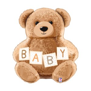 Folieballong - Nalle - BABY - Shape