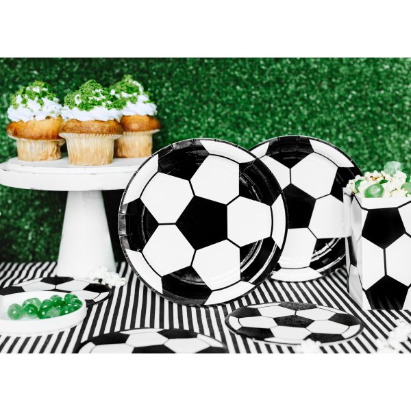 Desserttallrikar - Football Party - 6-pack Desserttallrikar - Football Party - 6-pack