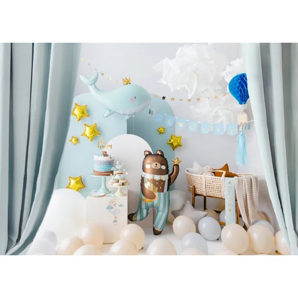 Folieballong - Whale - 93 x 60 cm Folieballong - Whale - 93 x 60 cm