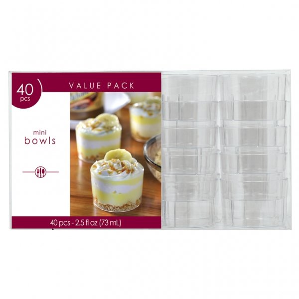 Runda Skålar - Buffé & Mingel - 40-pack Runda Skålar - Buffé & Mingel - 40-pack