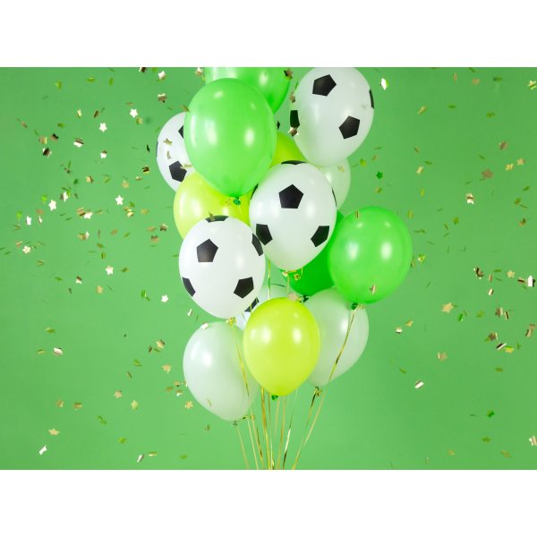 Ballonger - Pastellvit - Fotboll - 6-pack Ballonger - Pastellvit - Fotboll - 6-pack