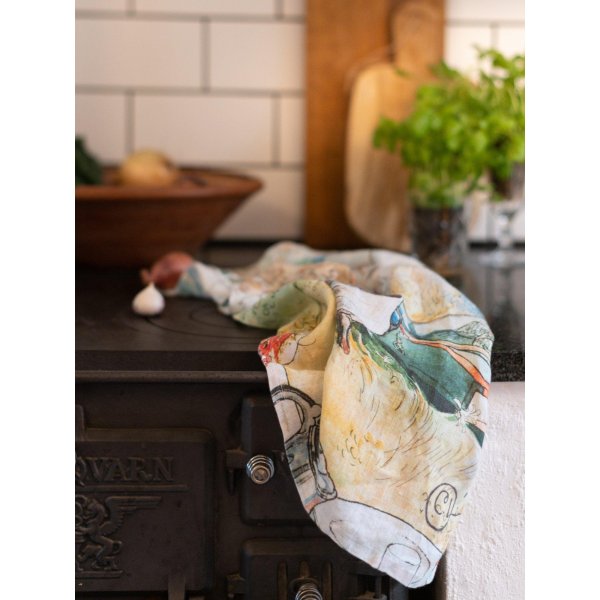 Kräftfiske kökshandduk 50 x 70 cm - Multi Kräftfiske kökshandduk 50 x 70 cm - Multi