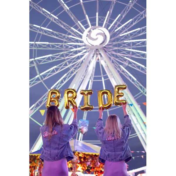 Bokstavsballonger - Guld - 35 cm