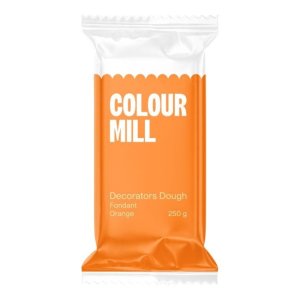 Sugarpaste/Sockerpasta Decorators Dough - Orange - Colour Mill - 250 g