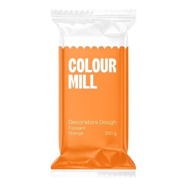 Sugarpaste/Sockerpasta Decorators Dough - Orange - Colour Mill - 250 g
