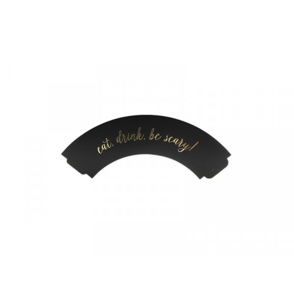 Cupcake Wrappers - Trick or Treat Gold - 6-pack