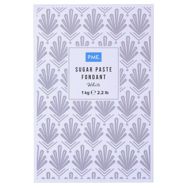 Sugarpaste/Sockerpasta Premium - Vit - PME - 1 kg