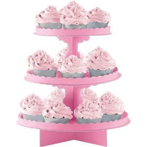 Cupcakest�llning - Ljusrosa