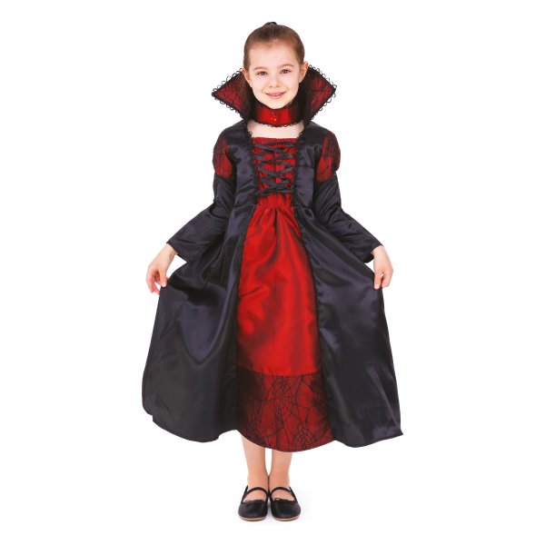 Halloweenkostym - Vampyrklnning - Barn - Strl 134-140