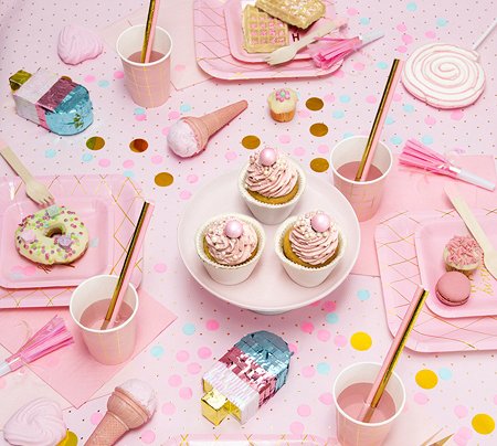 Partytutor - Tassels - Rosa - 6-pack Partytutor - Tassels - Rosa - 6-pack