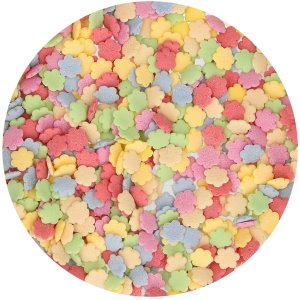 Strssel - Blommor Pastell - Blandade frger - Funcakes - 60 g