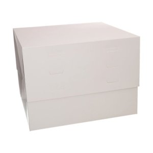 T�rtkartong med justerbar h�jd 30 x 30 x 20-28 cm - Wilton