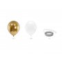 Ballongb�ge 2m, Vit och Guld