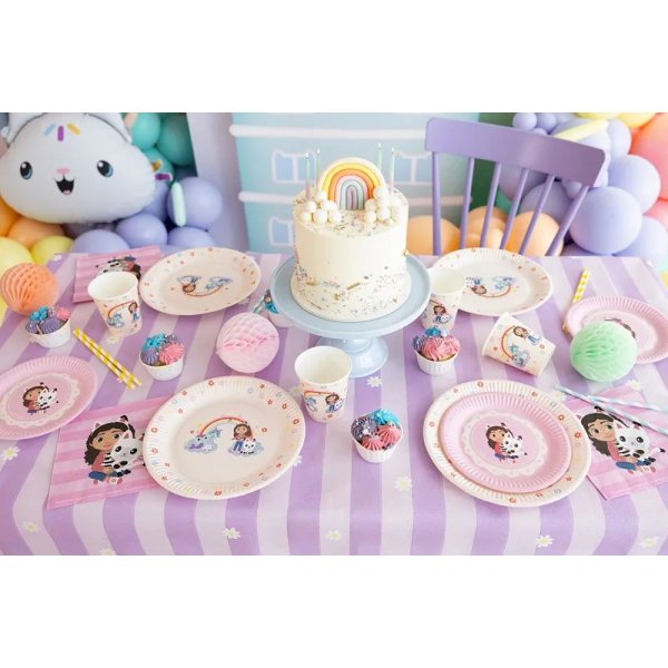 Papptallrikar - Gabby\\\'s Dollhouse - 6-pack - 23 cm Papptallrikar - Gabby\\\'s Dollhouse - 6-pack - 23 cm