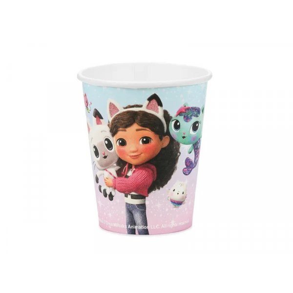 Pappmuggar - Gabby\\\'s Dollhouse - The Movie - 6-pack - 250 ml