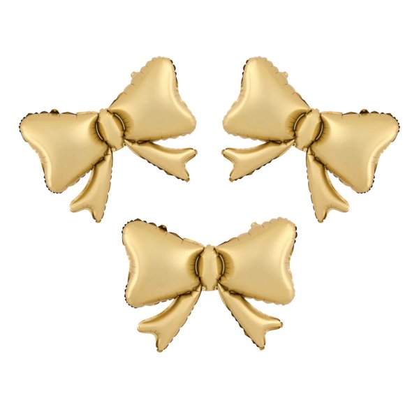 Folieballong - Rosetter- Guld - 3-pack