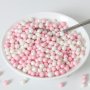 Mjuka Sockerprlor - Rosa/Vit