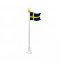 Svenska flaggan p� fot 30 cm