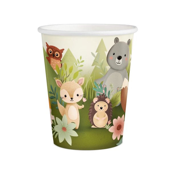 Pappmuggar Skogens V�nner, 6-pack