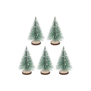 Nissetillbeh�r - Granar - Frostiga - 5-pack - 7 cm