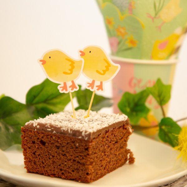 Cake picks - Kycklingar - 10-pack