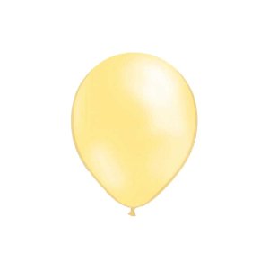 Ballonger - Metallic - Elfenben - 10-pack