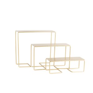 Dekorationsst�ll - Guld - 3-pack