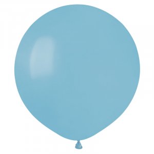 Runda ballonger - Ljusbl - 48cm - 10-pack