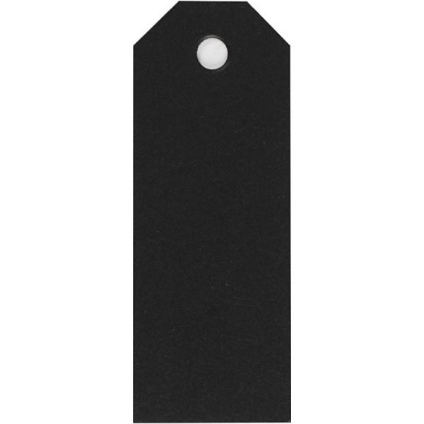 Namntag, Presenttag Svart