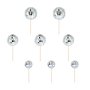 Trtdekorationer/Cake topper - Discokulor - 8 st